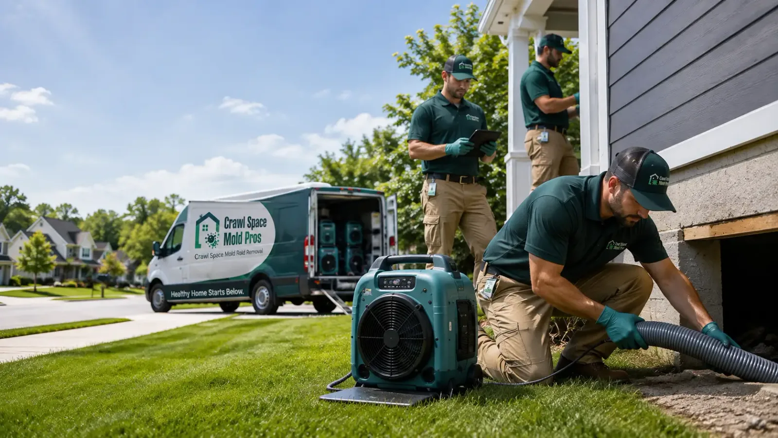Crawl Space Mold Removal in Sioux Center, IA